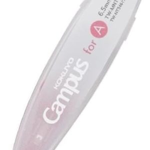 KOKUYO Correction Tape, 0.26 inches (6.5 mm) Wide for A 7mm Ruled Notebook, 19.7 ft (6 m) long, Pink, Japan Import (TW-MNT346)